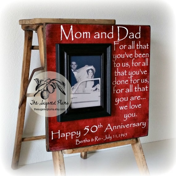 Good Anniversary Gifts For Parents
 50th Anniversary Gifts Parents Anniversary Gift For All That