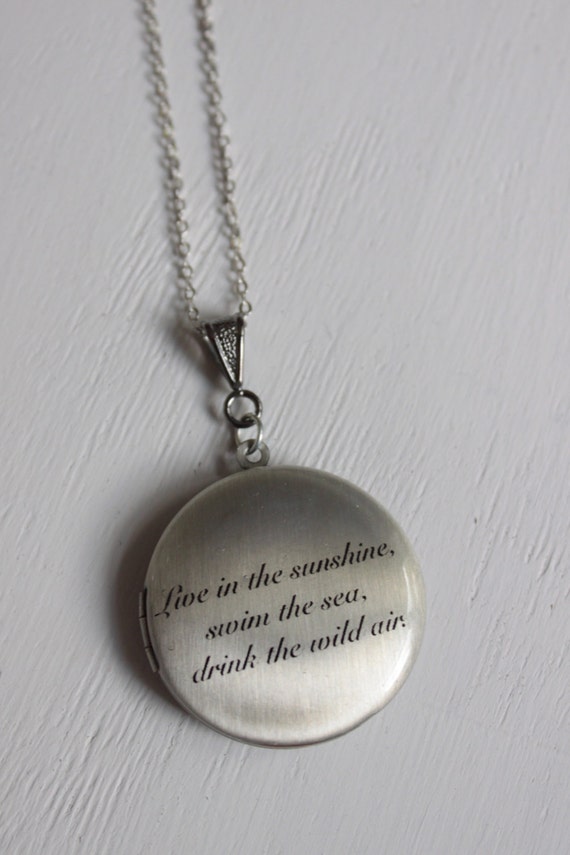 Personalized locket inscription locket antique by AstridandRose