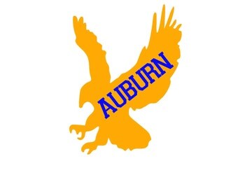 Download Swirl War Eagle Auburn Football SVG JPG or Silhouette