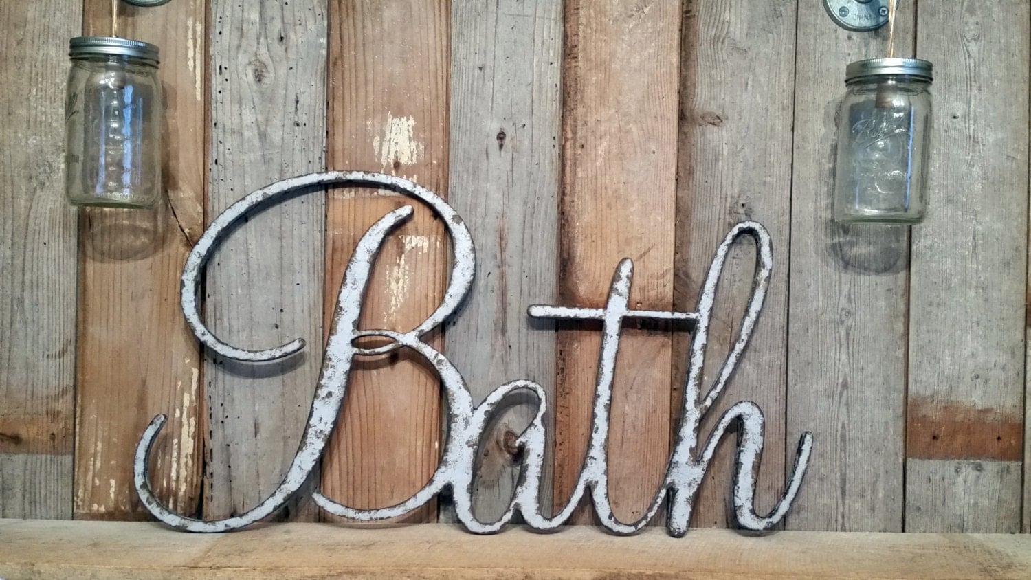 Bath Sign Shabby bath Wall Hanging Home Decor Photo Prop