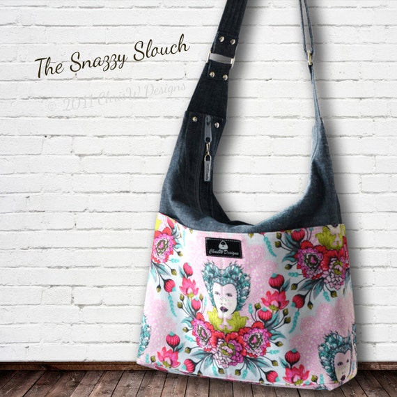 Slouch Handbag PDF Sewing Pattern Snazzy Slouch