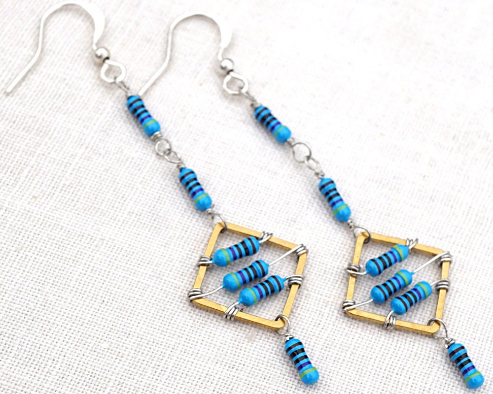 Wearable Technology Tech Jewelry Computer Earrings Petite