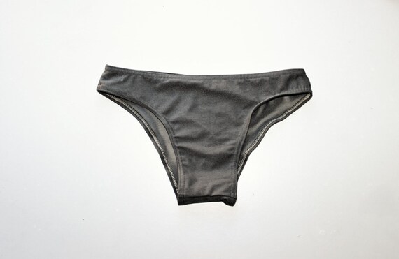 Custom Black Semisheer Mesh Gaff Cheeky Panties Underwear to