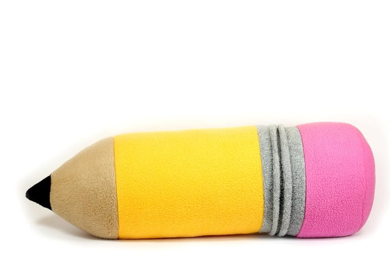 plush pencil pillow