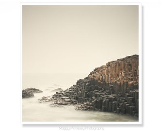 Fotografia di Irlanda, costiere Wall Art, The Giants Causeway, Made In Irlanda, Irlanda fotografia, regali per geologi, fionn mccool