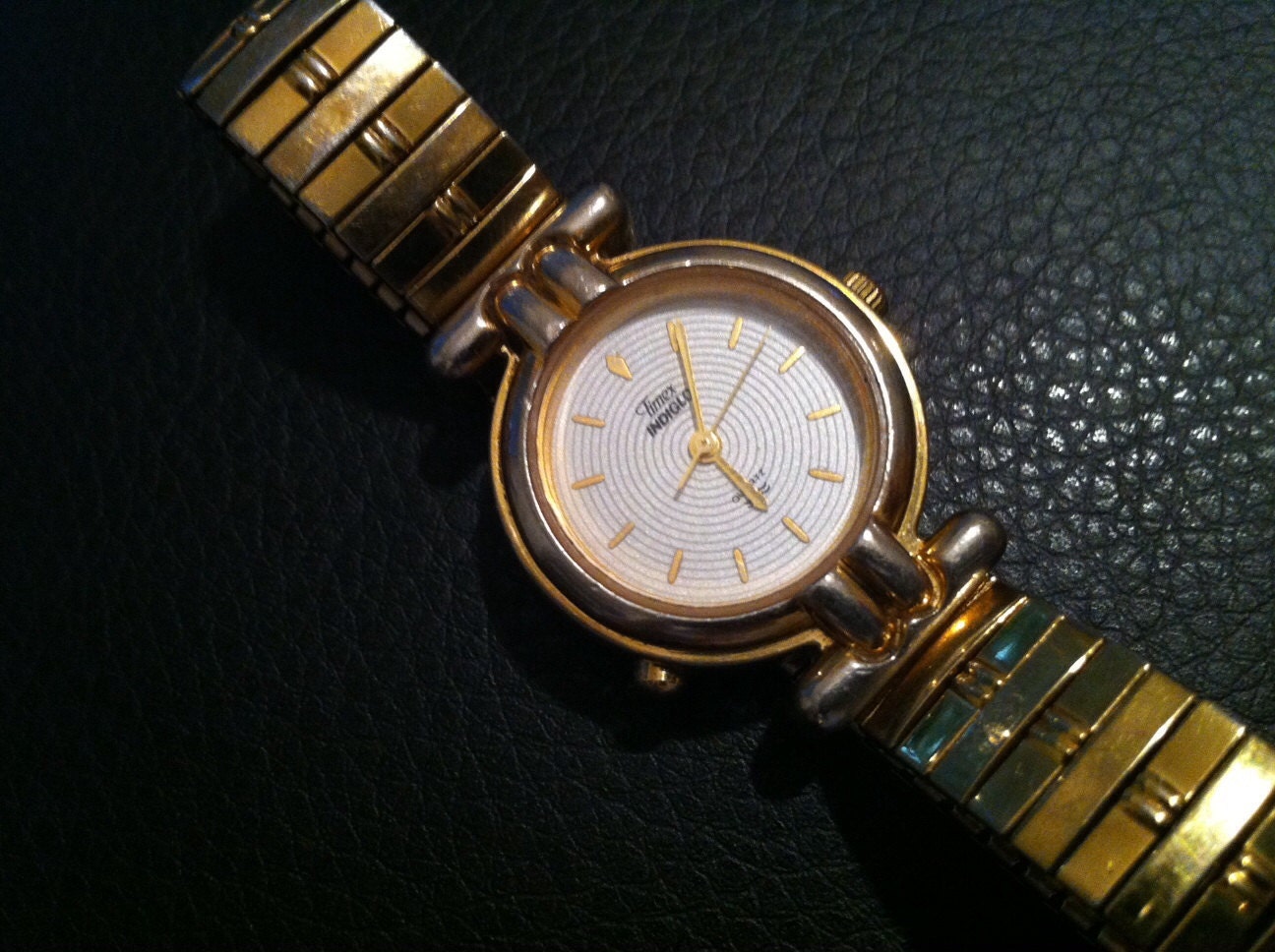 Vintage Womens Watch Timex Watch Indiglo Quartz Chic 1980s