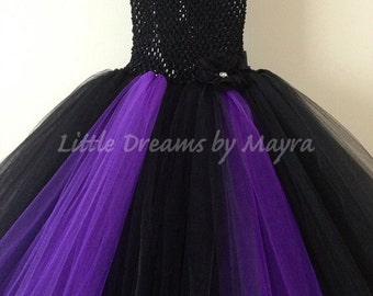 Maleficent inspired tutu dress size nb to 14years
