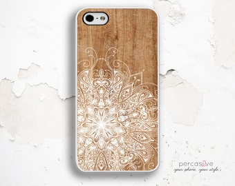 iPhone 6 Case Wood Geo - iPhone 5s Case, iPhone 6 Plus Case White Floral, iPhone 5c Case Wood Print, Geo iPhone 6 Case Floral :1063