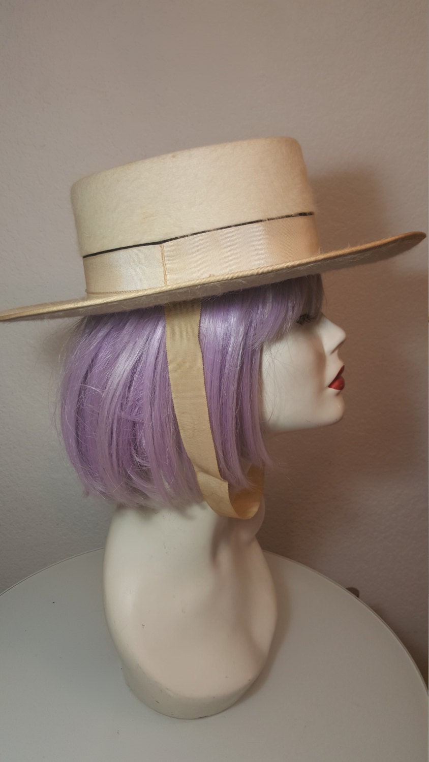 FREE SHIPPING Spanish Riding Hat by VintageRevengCouture