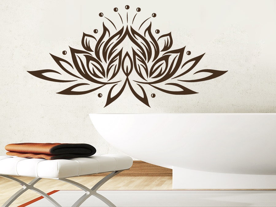 Wall Decals Yoga Lotus Indian Buddha Decal Vinyl Sticker Home Wall Decals Yoga Lotus Indian Buddha Decal Vinyl Sticker Home