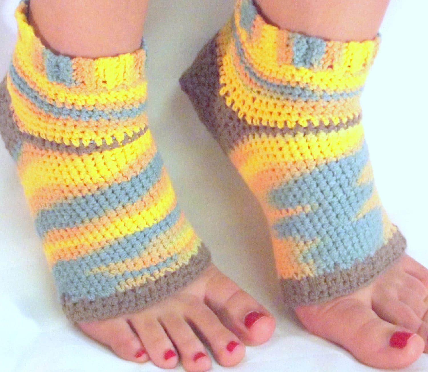 Cotton Socks Crochet Yoga Athletic Accessory Pedicure Socks