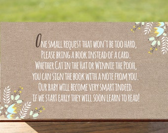 Baby Shower Invitations Wording In Lieu Of Card 10