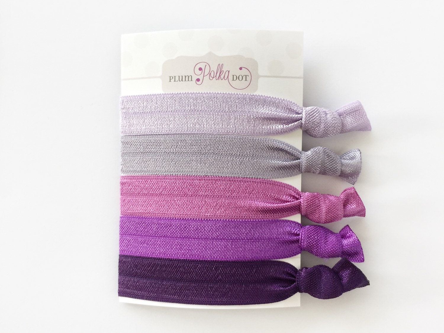 Purple Ombre Hair Ties Purple Hair Ties Set Hair Ties