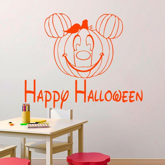 Wall Decals Happy Halloween Decal Vinyl Sticker by CozyDecal