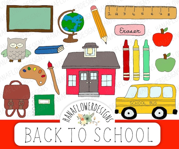 back to school party clip art - photo #4