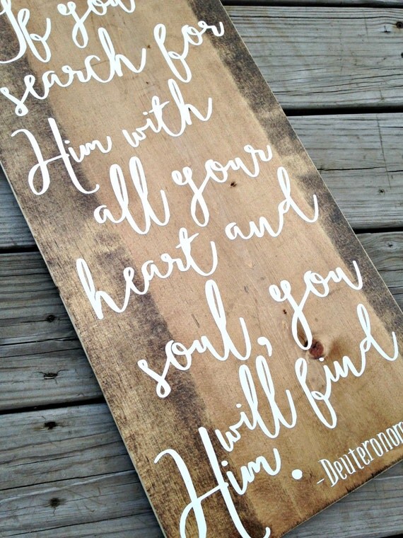 Scripture signs Scripture wall art by WoodenThatBeSomethin on Etsy