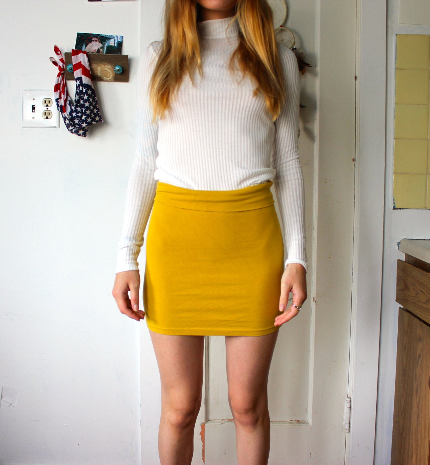 mustard yellow mini