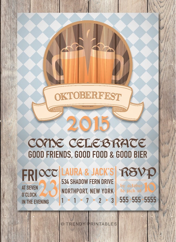 Oktoberfest Party Invitation Templates 9