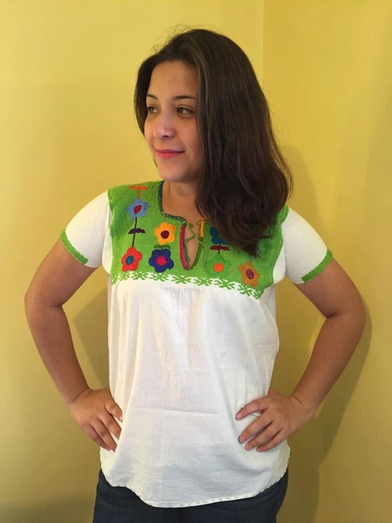 women's mexican embroidered tops