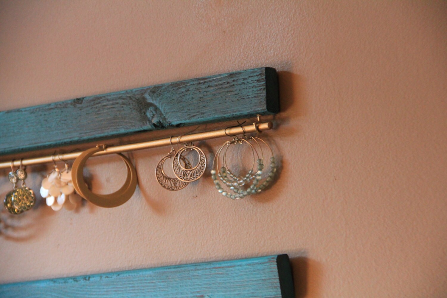 Rustic Jewelry Display Hanging Jewelry Organizer Rustic