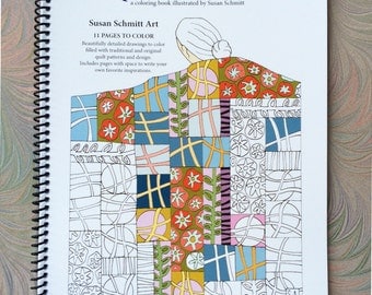 coloring book Quilted Women