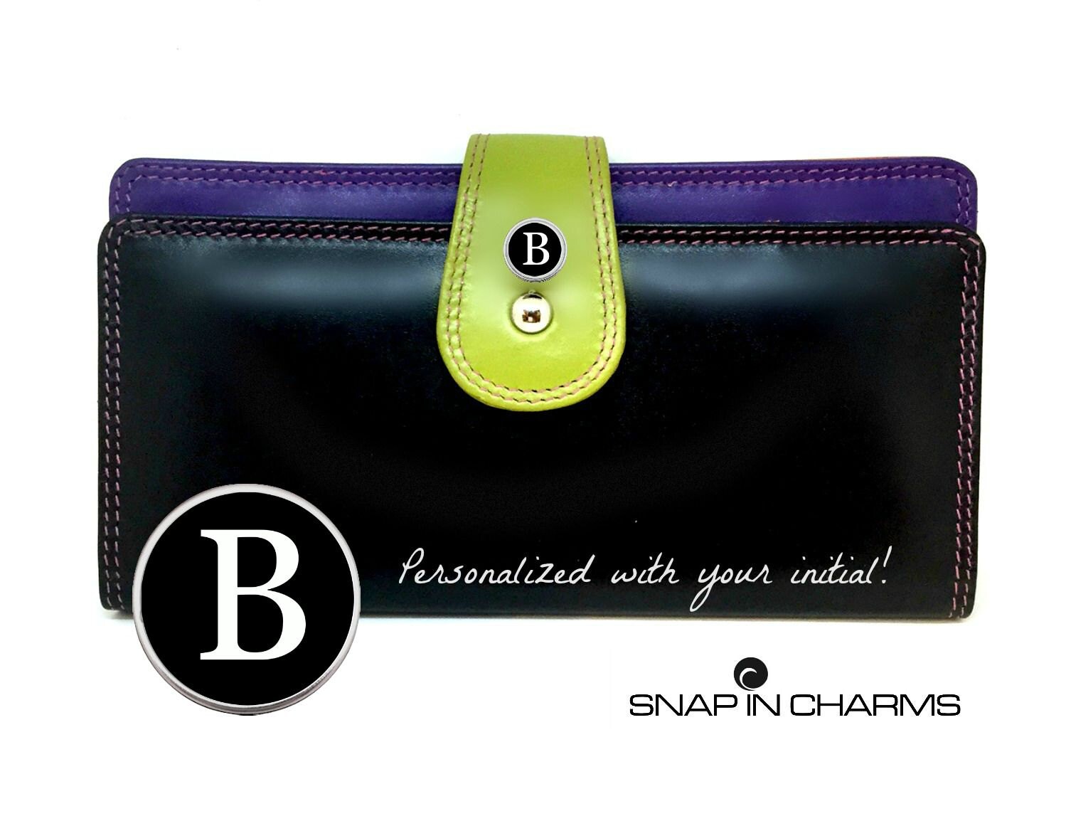 Womens personalized wallet RFID wallet women wallet leather
