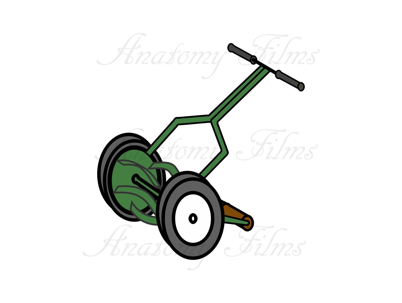 Push Lawn Mower Clipart Download Transfer To by AnatomyFilms