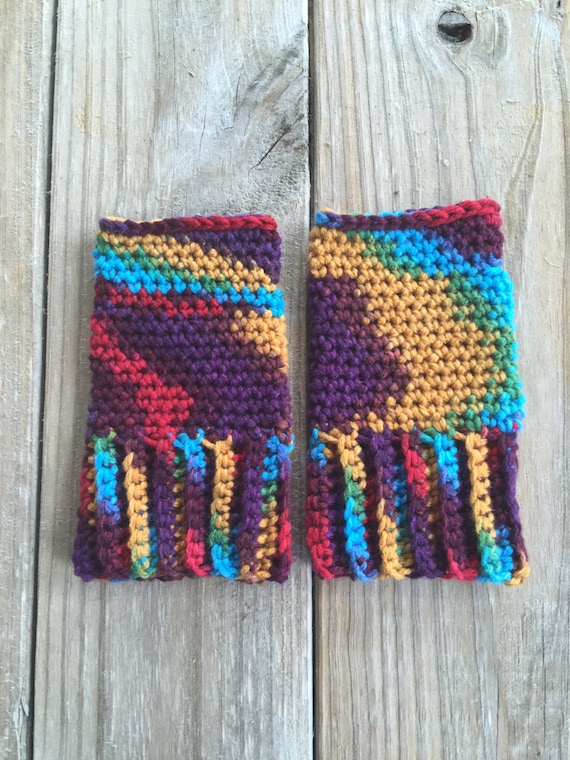 CROCHET PATTERN Fingerless Gloves Pattern Texting Gloves