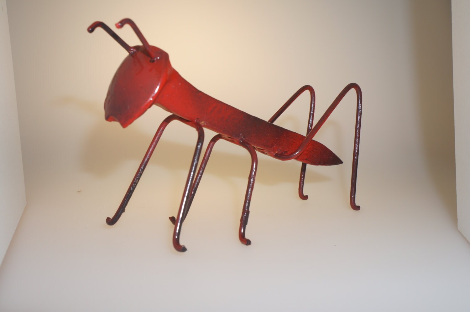 Railroad Spike Bug Art Red Fire Ant Arthome