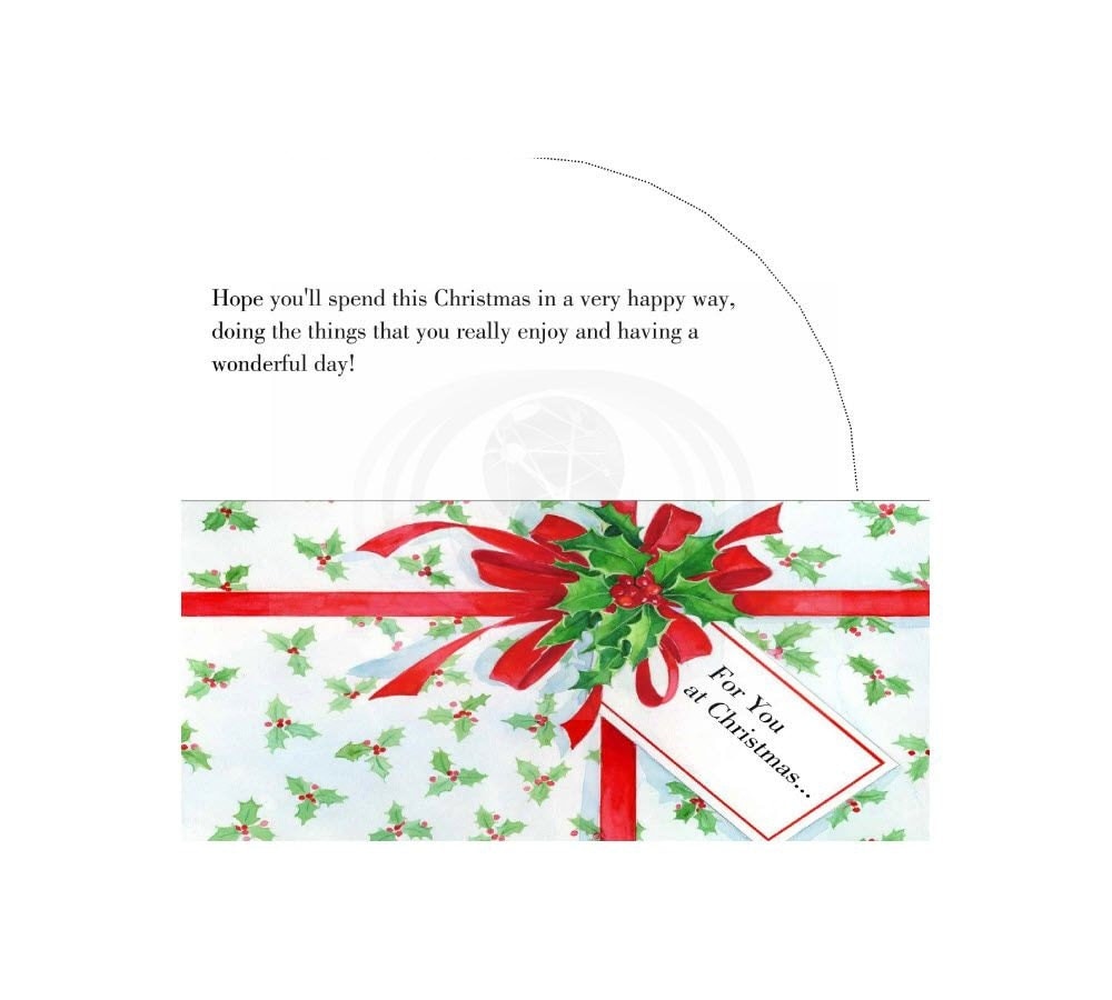 Printable Money Envelope Template Christmas