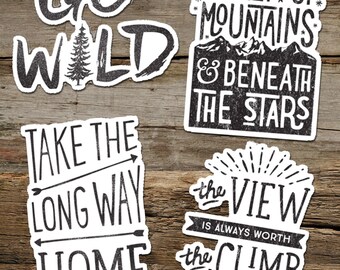 inspirational adventure sticker vinyl sticker decal