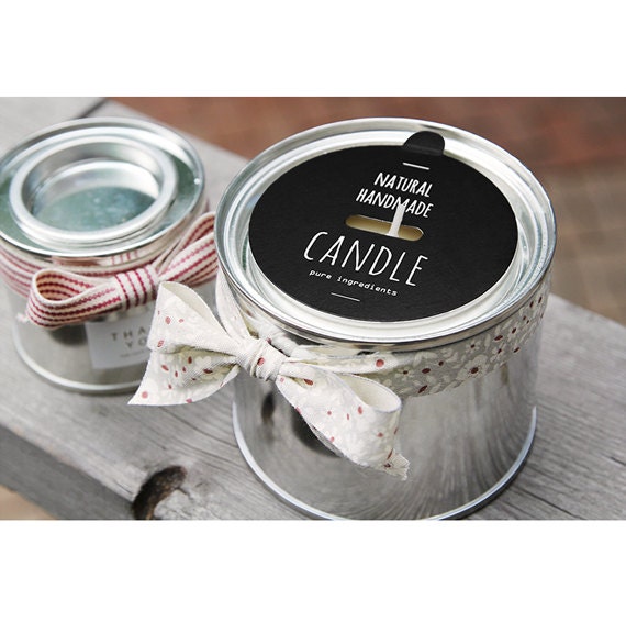 10 x Candle Dust Covers / Black candle dust covers for 9 oz