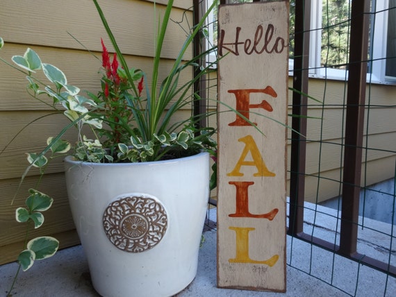 Simple Autumn Greeting Sign for Your Home