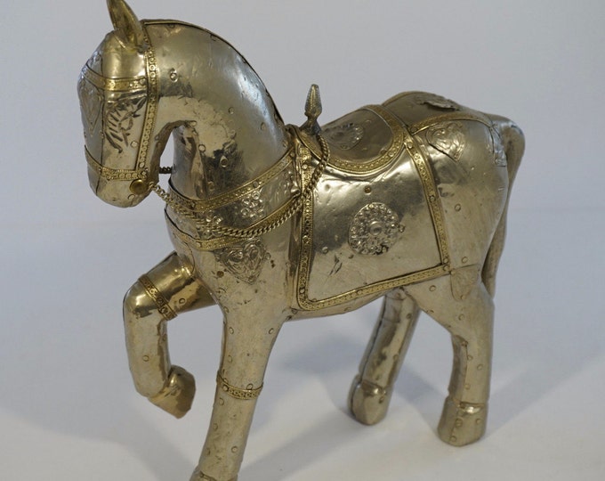 Silver Plated Horse Figurine