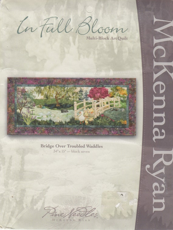 in-full-bloom-mckenna-ryan-choose-a-pattern-emb-kit-new-quilts-applique-quilt-patterns