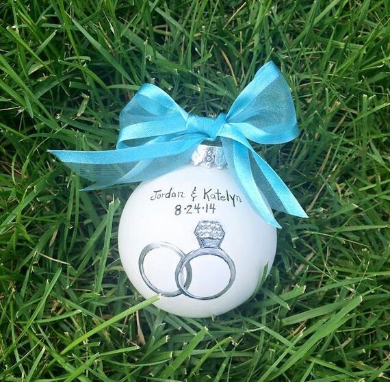 custom engagement christmas ornaments by bloominsouthern custom engagement christmas ornaments by bloominsouthern