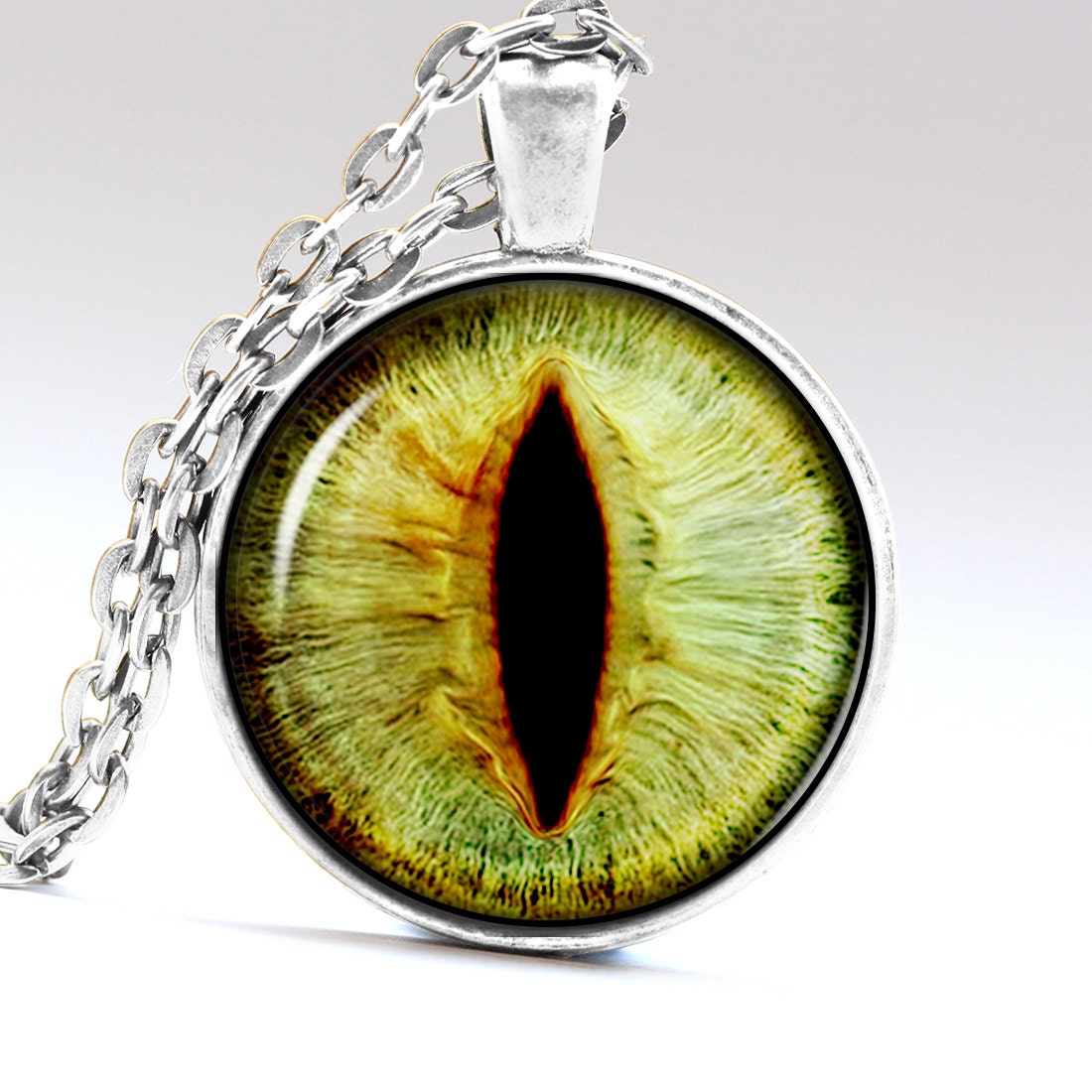 Cat eye Pendant Tiger Eye necklace Ogre Eye jewelry by AimPendants