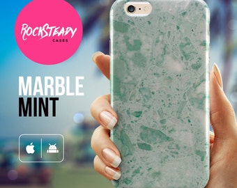 iPhone 6 case, iPhone 6 Plus case, iPhone 5 Case, iPhone 5s Case, iPhone 5C case, apple iphone case, samsung s5 case, mint green, marble