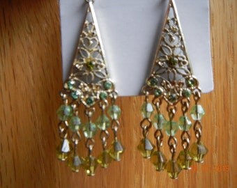Gold-tone Chandlier Earrings