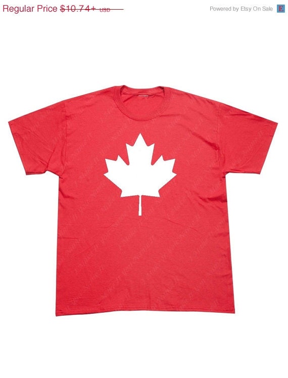 Canada Maple Leaf Mens T Shirt By Imakeityounameit On Etsy