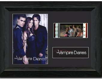 The Vampire Diaries 35 mm Film Cell Stunning display Cast Signed Paul Wesley Ian Somerhalder
