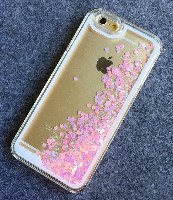 case iphone kitty 6 Liquid Glitter Plus iPhone iPhone / Heart 5/5S/6/6 Liquid Case