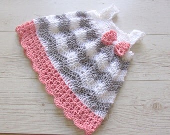 chevron baby dress, girls patterns pdf, dress pattern pdf, take home outfit, infant dress pattern, crochet pattern, baby dress pattern