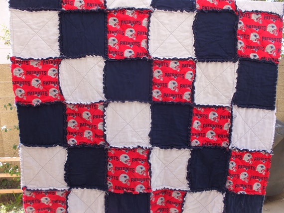 Small Customized Sports Team Rag Quilt Football Rag Quilt Rag applique ready football quilt revisit later favorites sports