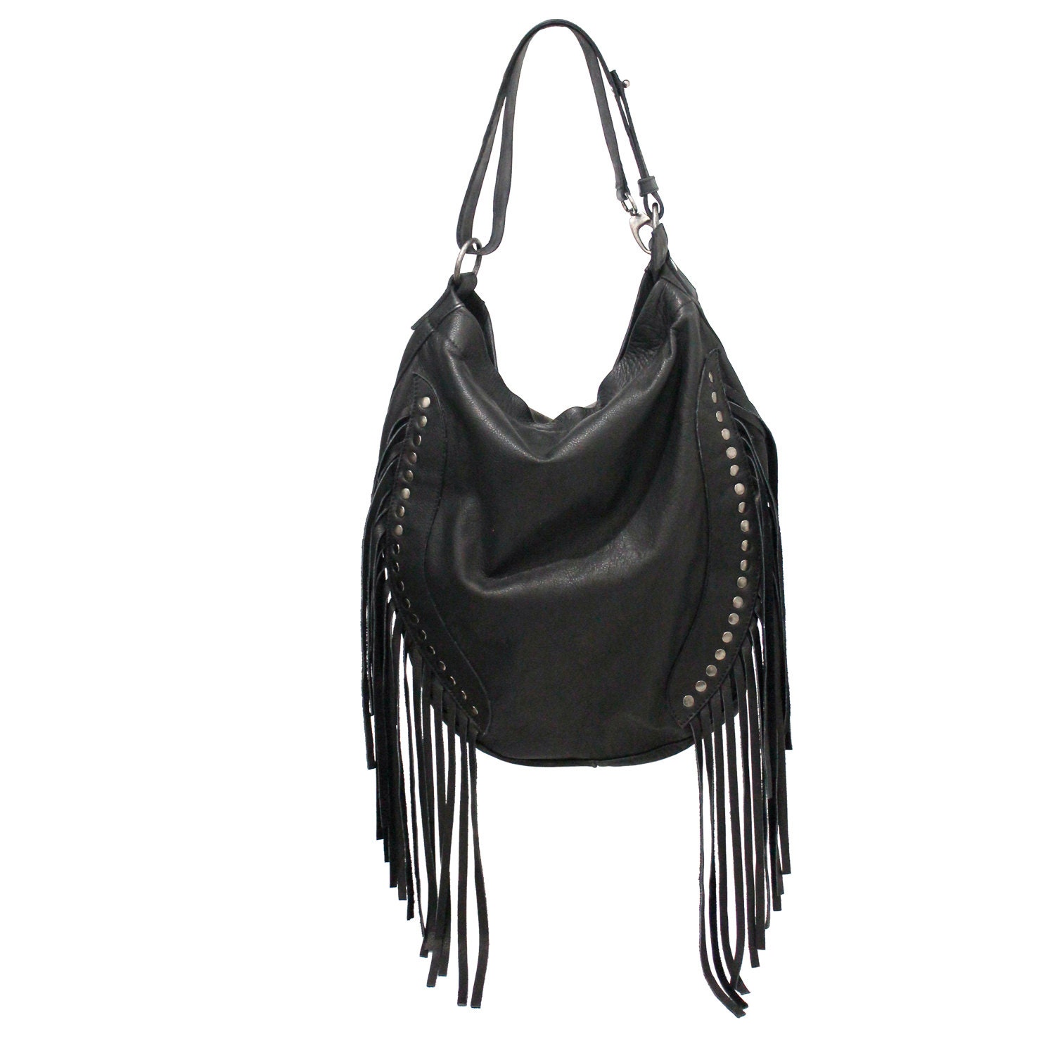 Fringe leather bag / fringe purse / fringe handbags / leather