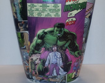 Trash can waste basket wrapped in Dragon Ball Z by BearsEtcetera