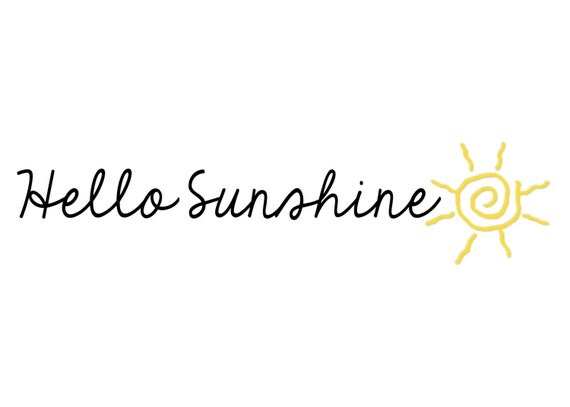 Hello Sunshine Printable 8x10 Hello Sunshine Printable 8x10