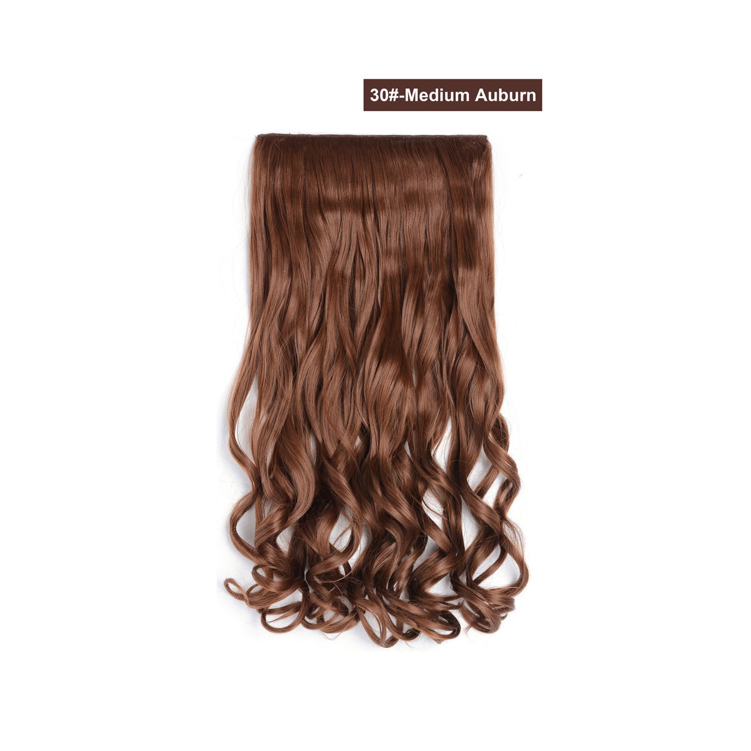 20 Curly 3/4 Full Head Synthetic Hair Extensions by ShawnHairShop