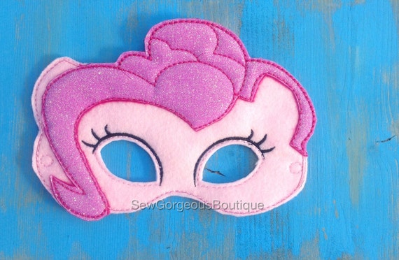 Items similar to My little pony Inspired felt mask, party favor ...