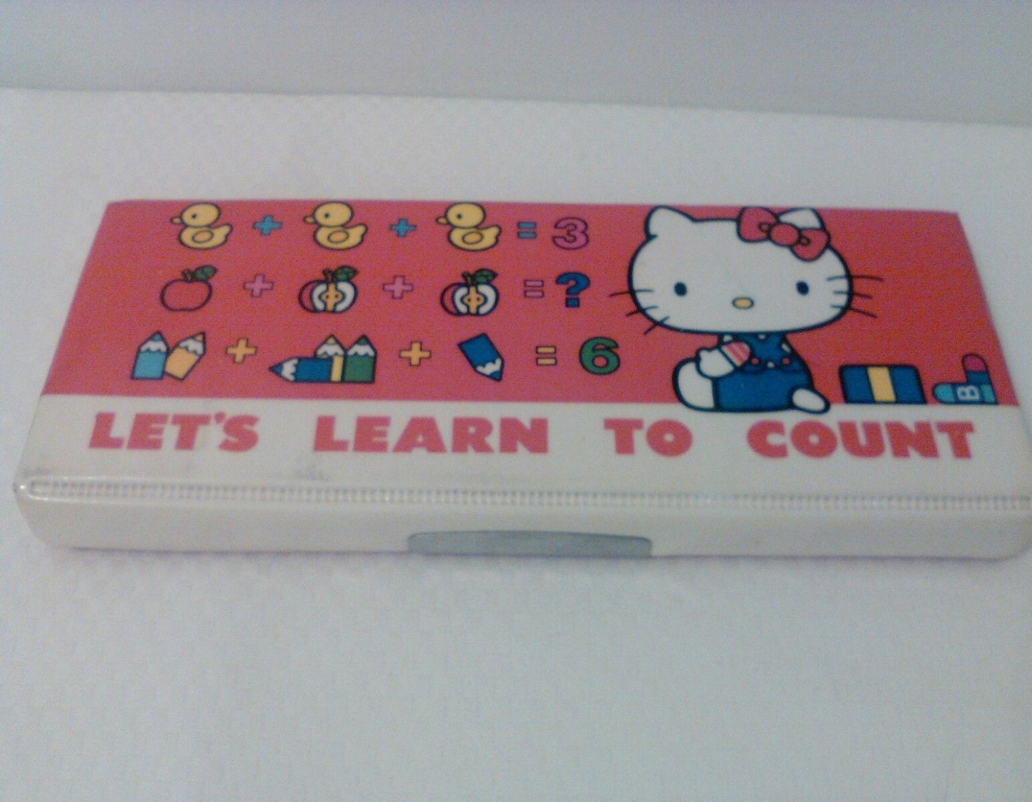 Vintage Hello Kitty pencil case 1976 by ClutterCoutureStore